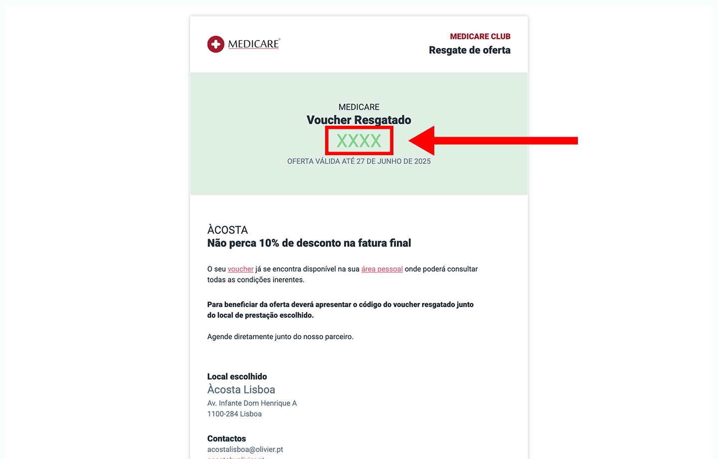 àcosta, passo 3: apresente o código