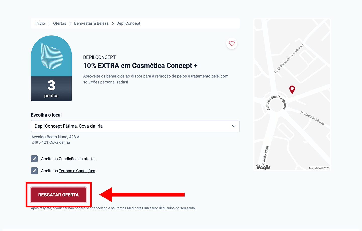 depilconcept, passo 1: escolha o local