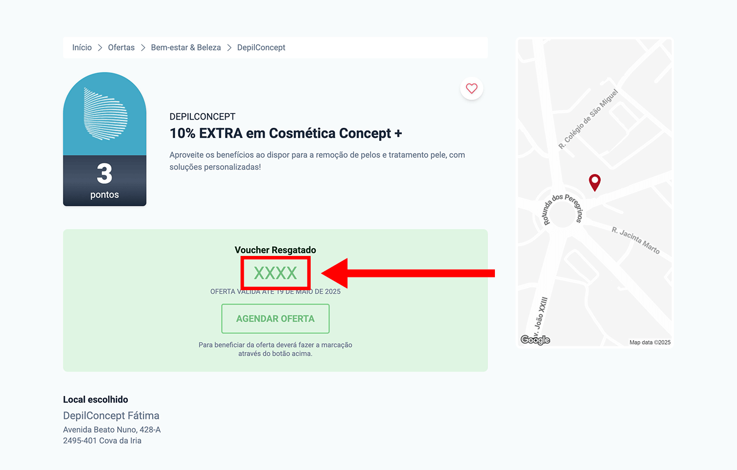 depilconcept, passo 2: copiar código