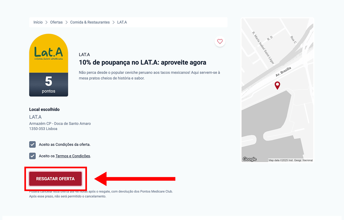 lat.a, passo 1: escolha o local