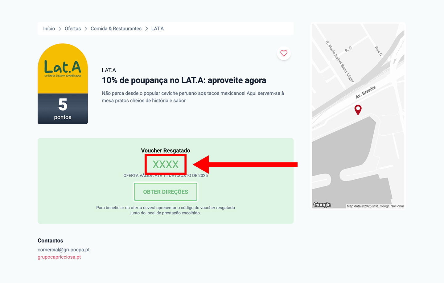 lat.a, passo 2: guarde o codigo
