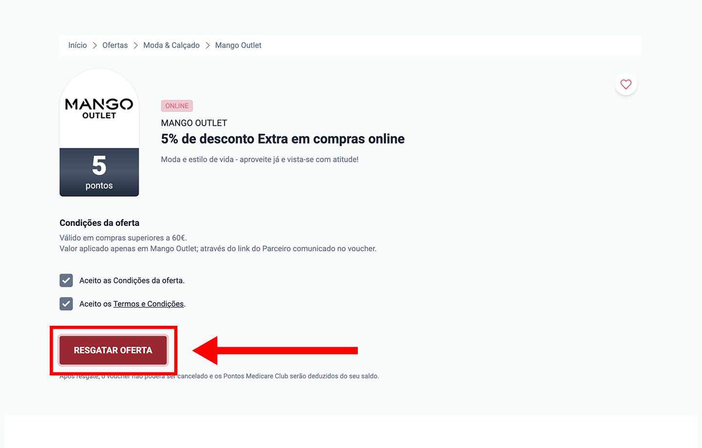mango outlet, passo 1: escolha o local