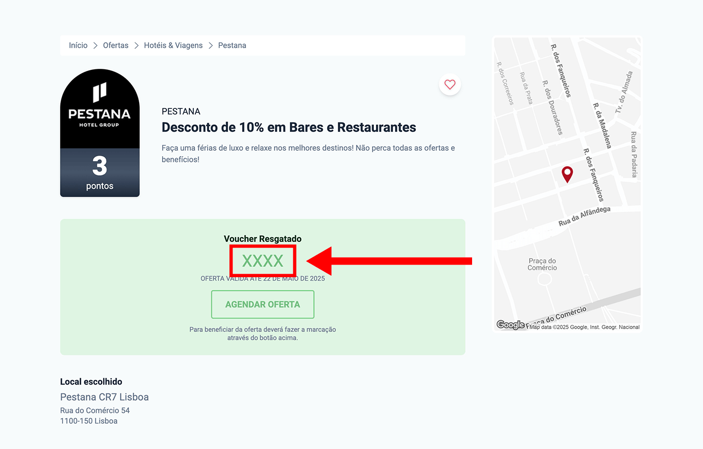 pestana, passo 2: copiar código