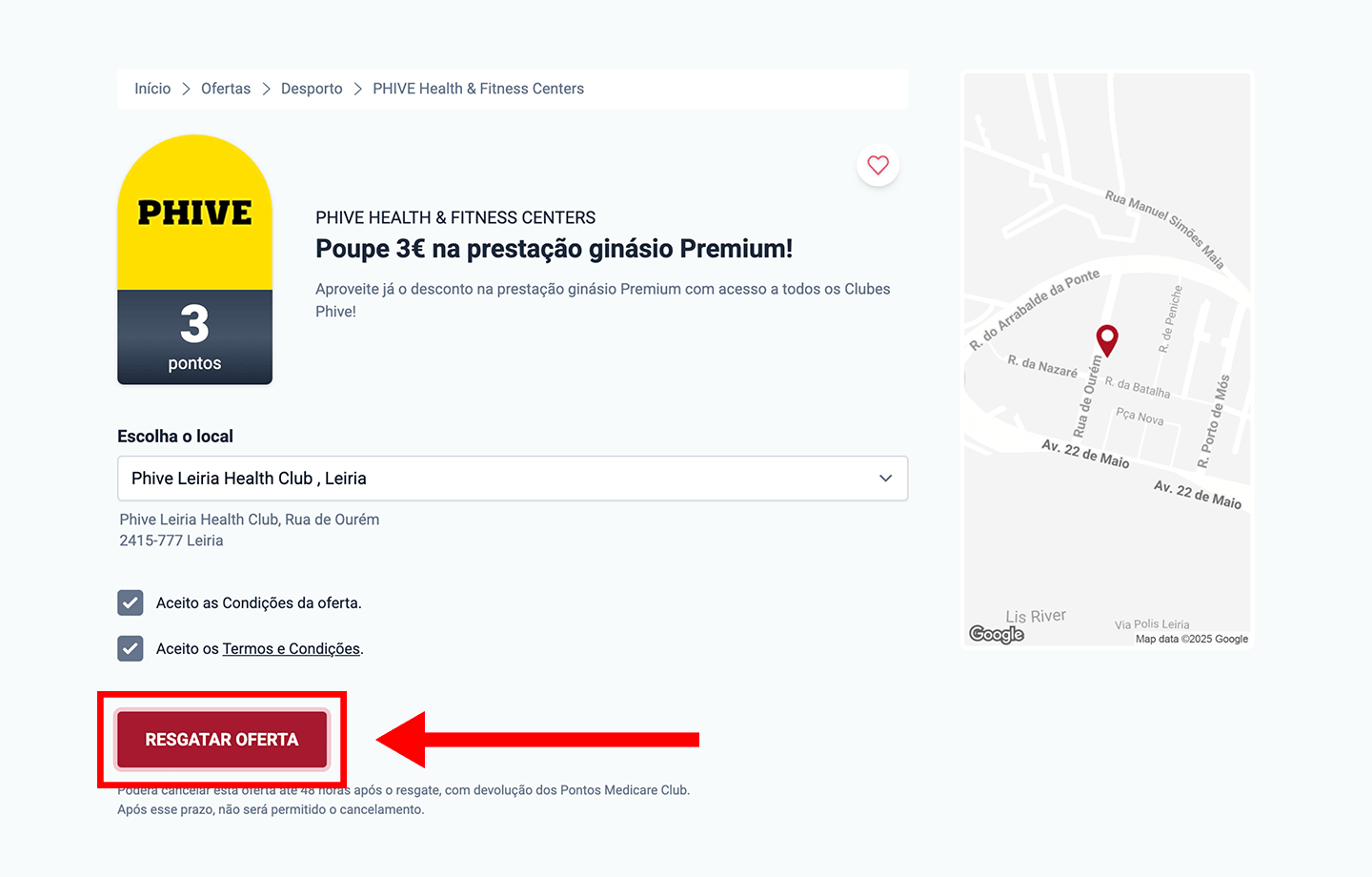 phive, passo 1: escolha o local