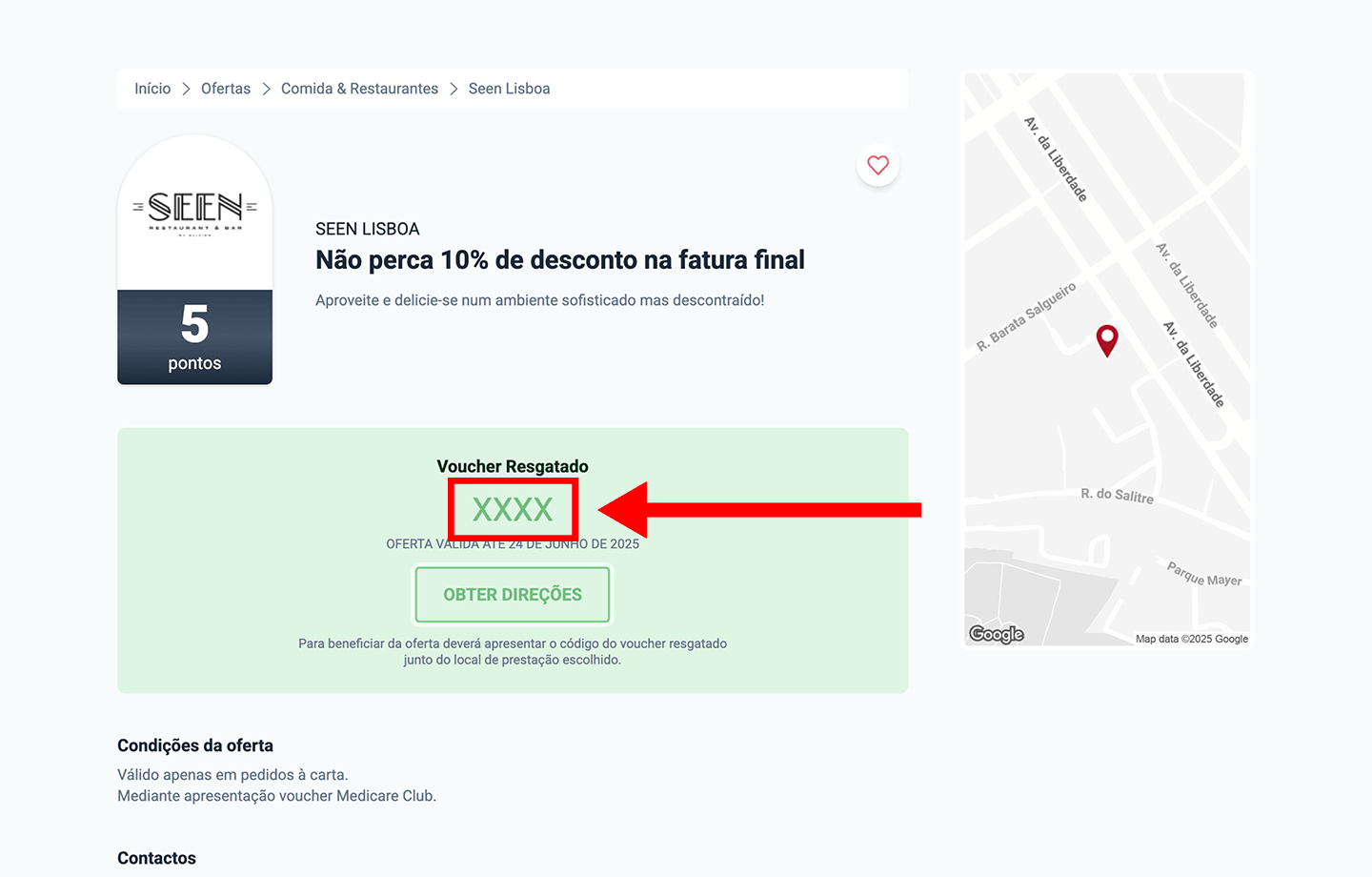 seen lisboa, passo 2: guarde o codigo