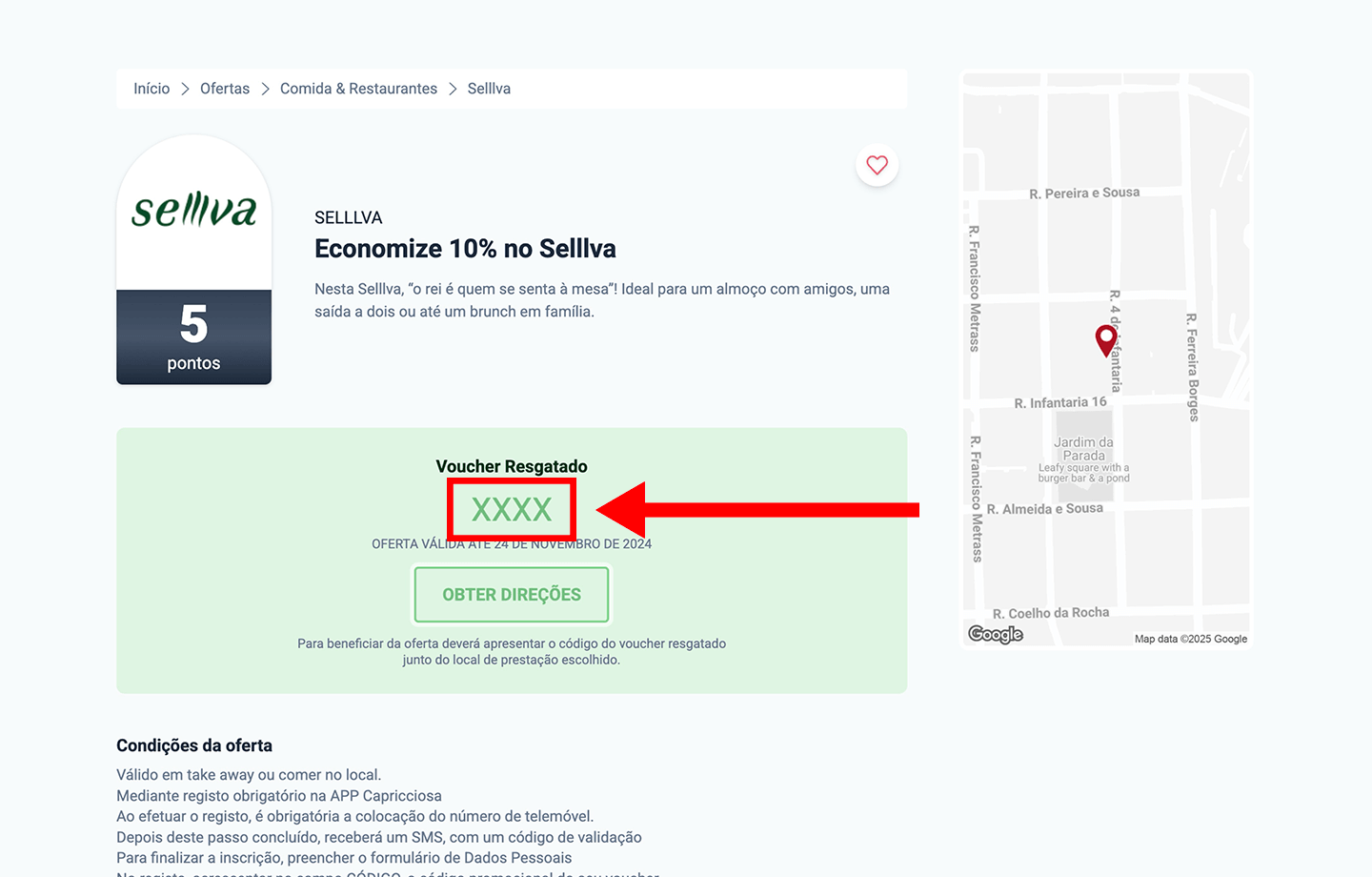 selllva, passo 2: guarde o codigo