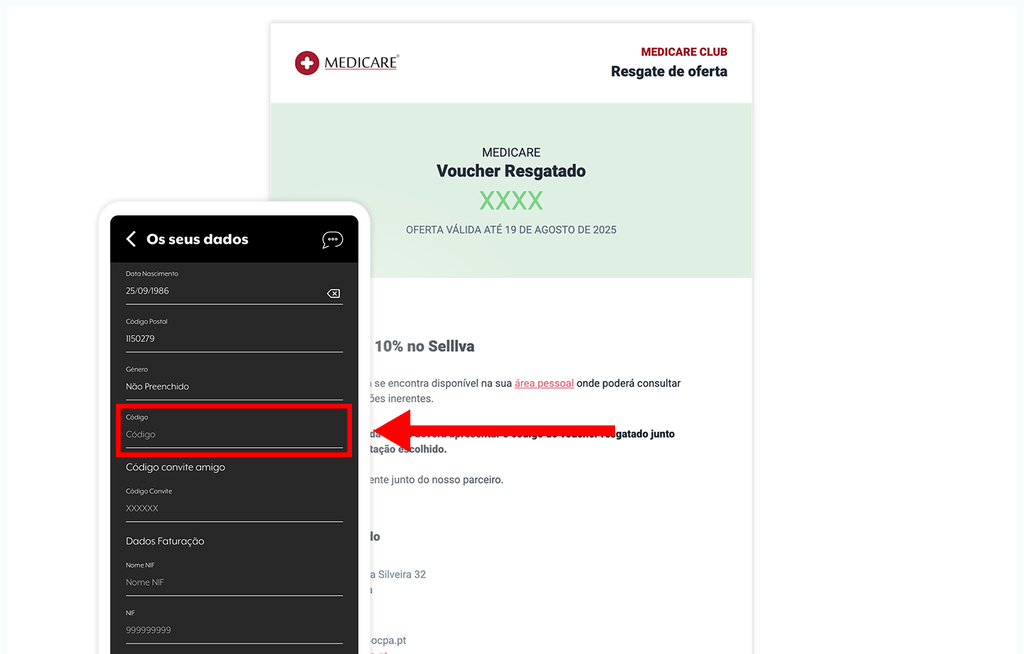 selllva, passo 4: registe-se na app