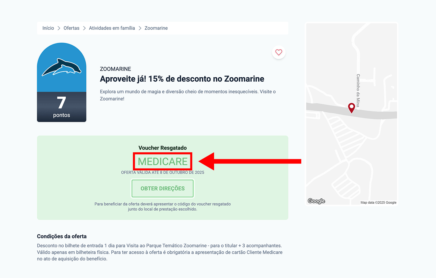zoomarine, passo 2: copiar código